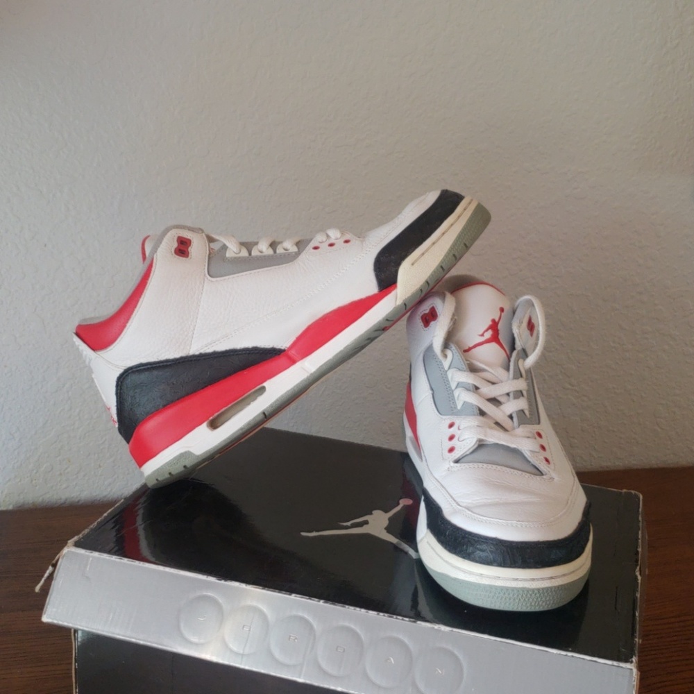 Restored Jordan 3 Fire Red